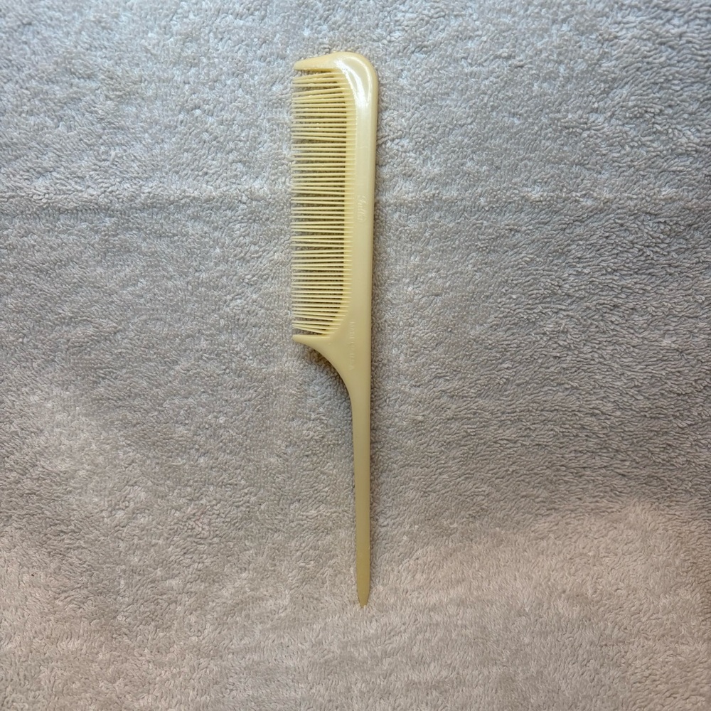 Vintage Fuller Nylon Rat Tail Teasing Fine Tooth Comb 8”